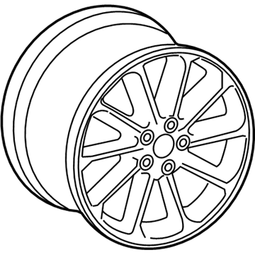 Audi TT Quattro Alloy Wheels - 8J0-601-025-CS