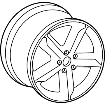 Audi TT Quattro Alloy Wheels - 8J0-601-025-BS