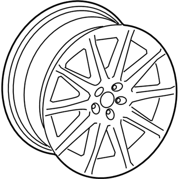 Audi TT Quattro Alloy Wheels - 8J0-601-025-AB