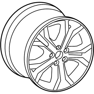 Audi TT Quattro Alloy Wheels - 8J0-601-025-CL