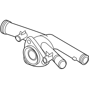 Audi Thermostat Housing - 03H-121-117-A