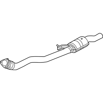 Audi Catalytic Converter - 4H0-253-350-N