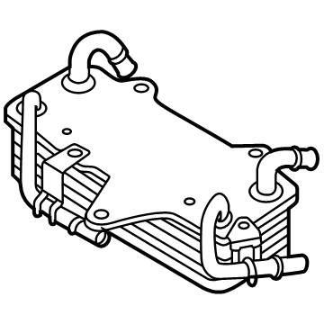 Audi Automatic Transmission Oil Cooler - 4M0-317-021-J