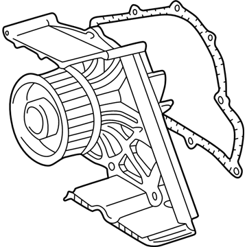 Audi A4 Quattro Water Pump - 078-121-006-A