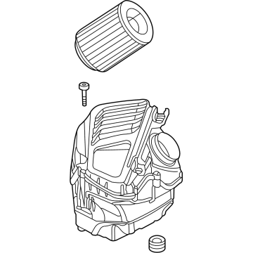 Audi A8 Quattro Air Filter Box - 4N0-133-824-AB