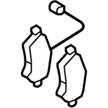 Audi Brake Pad Set - 8E0-698-151-K