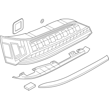 Audi SQ7 Back Up Light - 4M0-945-307-A