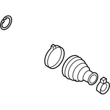 Audi A3 Quattro CV Joint Boot - 1K0-498-201-G