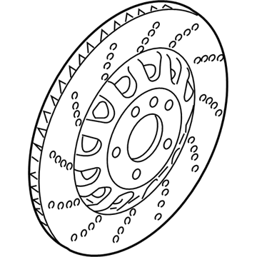 Audi TT RS Quattro Brake Disc - 8J0-615-301-K