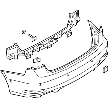 Audi A3 Quattro Bumper - 8V5-807-067-F-GRU