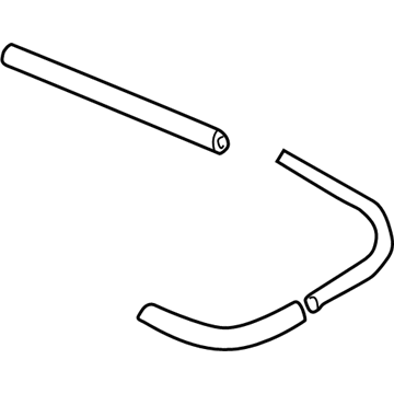 Audi Windshield Washer Hose - 4B0-955-953-D