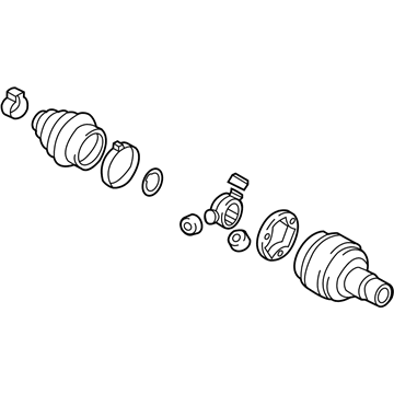 Audi TT RS Quattro CV Joint - 5N0-498-103-F