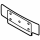 Audi 4E0-807-287-GRU License Bracket