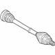 Audi 1K0-501-203-F Axle Assembly