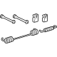 Audi 1EA-698-545 Brake Shoes Hardware Kit