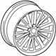 Audi 8F0-601-025-B Wheel, Alloy