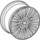 Audi 4H0-601-025-AL Wheel, Alloy