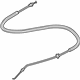 Audi 83A-837-085 Lock Cable