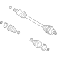 Audi 1EA-501-201-B Axle Assembly