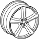 Audi 4L0-601-025-BD Wheel, Alloy